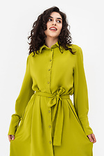 Dress - MAE olive green button-down shirt Garne 3042058 photo №7