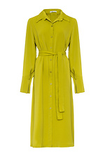 Dress - MAE olive green button-down shirt Garne 3042058 photo №11
