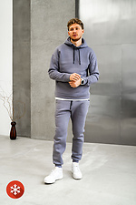 Men's warm sports suit Classic 3 Gray Teamv 8034058 photo №2