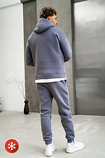 Men's warm sports suit Classic 3 Gray Teamv 8034058 photo №5