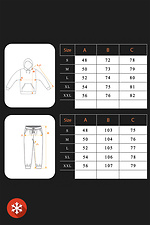 Men's warm sports suit Classic 3 Gray Teamv 8034058 photo №9