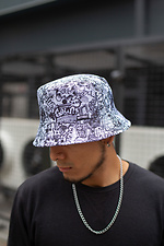 Summer hat in graffiti print Without 8048059 photo №2