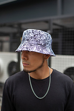 Summer hat in graffiti print Without 8048059 photo №4