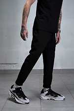 Cotton dress pants with drawstring waist Without 8055059 photo №2