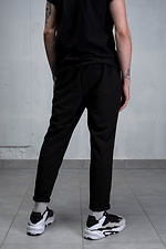 Cotton dress pants with drawstring waist Without 8055059 photo №5