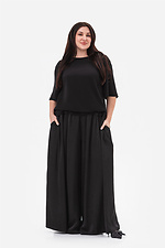 BRIZ schwarze Hose Garne 3044060 Foto №4