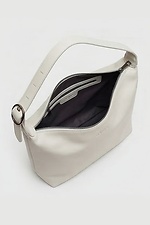 Женская сумка из экокожи молочного цвета Garne 3300060 фото №4