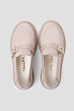 Stilvolle beige Wildlederschuhe mit Schnalle 4206060 Foto №2