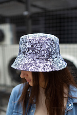 Summer hat in graffiti print Without 8048060 photo №2