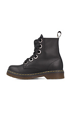 Leather autumn ankle boots with laces Forester 4203061 photo №2