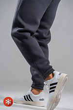Мужские теплые спортивные штаны Jogger Пепельно-синие Teamv 8034062 фото №2
