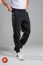 Men's warm sports pants Jogger Black Teamv 8034063 photo №5