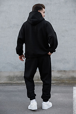 Herren Fleece-Trainingsanzug Miror Black Without 8056064 Foto №7
