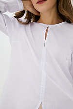 Классическая блуза NELLI с длинными рукавами и разрезами Garne 3038065 фото №4