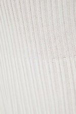 Dzianinowa plisowana spódnica midi w kolorze białym  4038065 zdjęcie №4