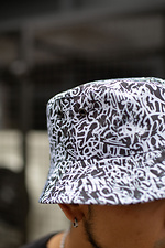 Printed summer hat with abstraction Without 8048065 photo №5