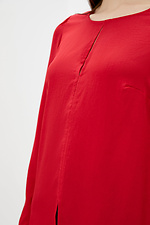 Классическая блуза NELLI с длинными рукавами и разрезами Garne 3038066 фото №4