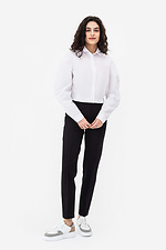 CINDY women's cropped shirt with wide sleeves, white Garne 3042066 photo №2