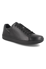 Black leather sneakers for autumn Forester 4203066 photo №1