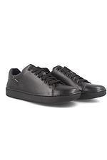 Black leather sneakers for autumn Forester 4203066 photo №2