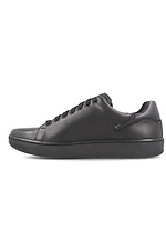 Black leather sneakers for autumn Forester 4203066 photo №4