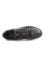 Black leather sneakers for autumn Forester 4203066 photo №6