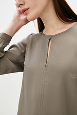 Классическая блуза NELLI с длинными рукавами и разрезами Garne 3038067 фото №4
