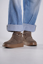 Winter suede boots caramel color 4207070 photo №3
