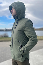 Men's jacket for autumn in green AllReal 8042070 photo №4