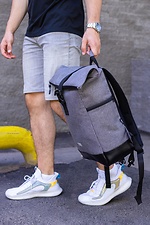 Backpack Rolltop Reflective Without 8049072 photo №2
