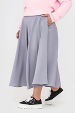 Classic DAIRE midi skirt in gray Garne 3041073 photo №3
