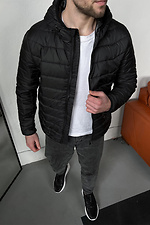 Short padded jacket with zip and hood TUR WEAR 8037073 photo №1