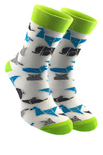 Набір з 3 пар бавовняних шкарпеток з яскравим принтом M-SOCKS 2040074 фото №4