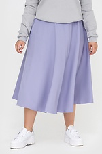 Классическая юбка-миди DAIRE сиреневого цвета Garne 3041074 фото №1