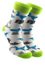 Набір з 3 пар бавовняних шкарпеток з яскравим принтом M-SOCKS 2040075 фото №3