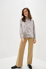 Классическая блуза VIRGO рубашечного кроя из софта Garne 3038075 фото №2
