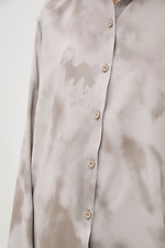 Классическая блуза VIRGO рубашечного кроя из софта Garne 3038075 фото №4
