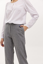 Wełniane spodnie robocze o wąskim kroju z wysokim stanem Garne 3039075 zdjęcie №5