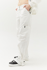 Широкие коттоновые штаны карго BAGGI заниженной посадки с большими карманами Garne 3040076 фото №2
