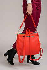 Женский стеганный рюкзак красного цвета SamBag 8045076 фото №4