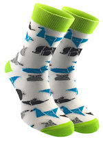 Набір з 2 пар бавовняних шкарпеток з яскравим принтом M-SOCKS 2040077 фото №3
