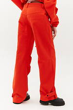 Широкие коттоновые штаны карго BAGGI заниженной посадки с большими карманами Garne 3040077 фото №5
