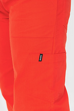 Bawełniane spodnie cargo BAGGI z wysokim stanem i szerokimi nogawkami z dużymi kieszeniami Garne 3040077 zdjęcie №10