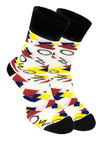 Packung mit 2 Paar bunt bedruckten Baumwollsocken M-SOCKS 2040078 Foto №2