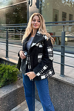 Autumn short jacket made of coat karakul Garne 3039079 photo №2