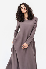 Платье трансформер на завязках HANNAH коричневого цвета Garne 3042080 фото №8