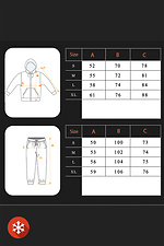 Men's warm zipper suit ZIP FUR Black Teamv 8034080 photo №8