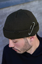 Ripped Beanie Hat Destroyed Without 8049080 photo №4