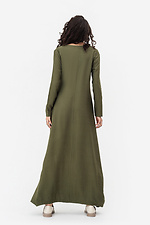 Przekształcana sukienka z wiązaniami HANNAH w kolorze ciemnozielonym Garne 3042081 zdjęcie №5