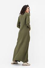 Przekształcana sukienka z wiązaniami HANNAH w kolorze ciemnozielonym Garne 3042081 zdjęcie №6